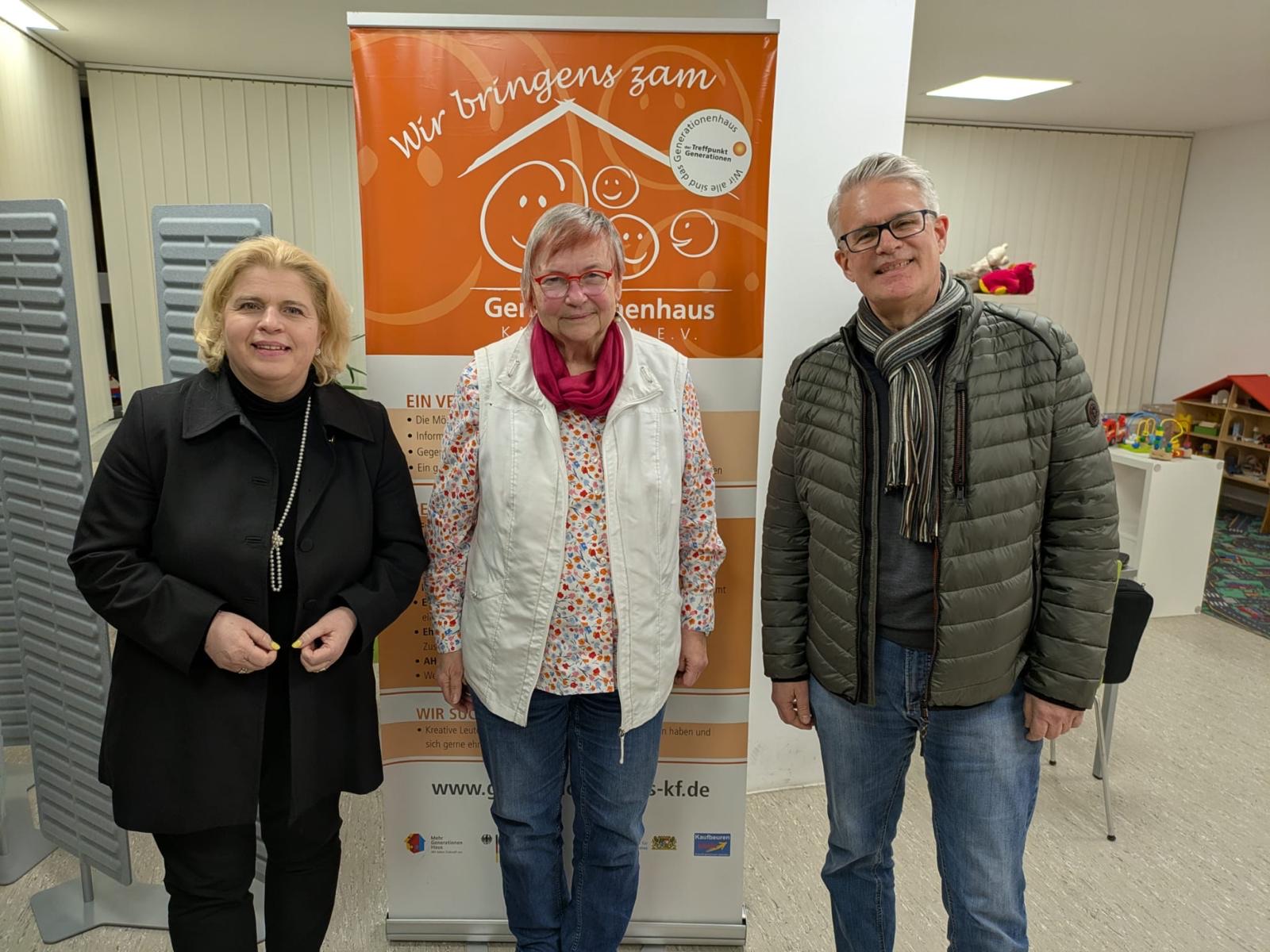 Sandra Bubendorfer-Licht mit Angelika Lausser und Thomas Stoll