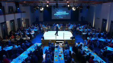 Boxring FDP Politischer Aschermittwoch 2026